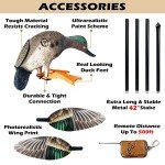 Remote-Controlled Spinning Wing Duck Decoy