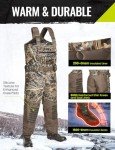 TideWe Insulated Waterproof Chest Wader Size 11