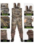 TideWe Insulated Waterproof Chest Wader Size 11