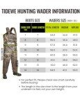 TideWe Insulated Waterproof Chest Wader Size 11