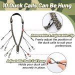 PAMASE Camo Duck Call Lanyard with 10 Loops