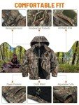Men's Insulated Camo Hunting Jacket with Hood