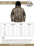 Men's Insulated Camo Hunting Jacket with Hood