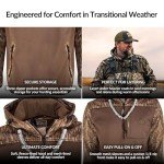 Drake Waterfowl Men's Camo Warm Quarter-Zip Hoodie