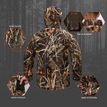Camouflage Waterfowl Hunting Jacket and Pants Set