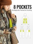 TIDEWE Men's Silent Waterproof Hunting Outfit, Size 2XL