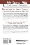 Career Networking Success: 24 Essential Lessons