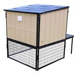 Elevated Insulated Dog House for Upland Birds