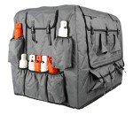 Lucky Intermediate Dog Kennel Cover - Storm Grey