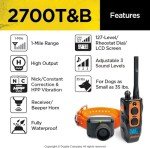 Dogtra 2700T&B 1-Mile Remote E-Collar for Dogs