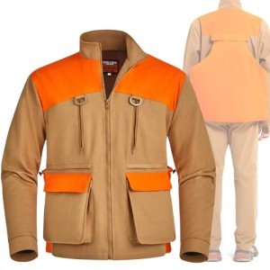 Blaze Orange Upland Hunting Jacket for Men
