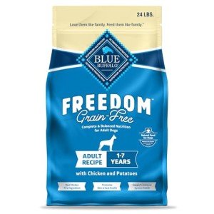 Blue Buffalo Freedom Grain-Free Dog Food, 24 lb