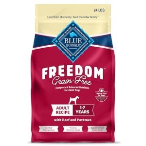 Blue Buffalo Freedom Grain-Free Dog Food, Beef & Potatoes