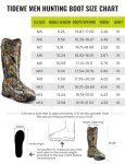 TIDEWE Insulated Waterproof Hunting Boots - Size 9