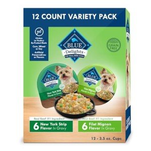 Blue Buffalo Delights Variety Pack Dog Food Cups