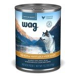Wag Chicken & Vegetable Stew Dog Food, 12-Pack