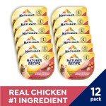 Nature's Recipe Wet Dog Food, Chicken & Salmon