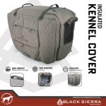 Insulated Dog Crate Cover for Travel and Camping