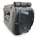 Insulated Dog Crate Cover for Travel and Camping