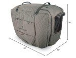 Insulated Dog Crate Cover for Travel and Camping