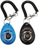 Dog & Cat Training Clicker Set with Straps