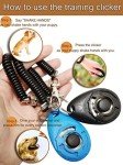 Dog & Cat Training Clicker Set with Straps
