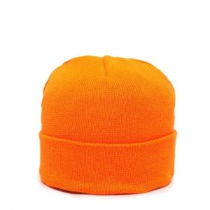 Blaze Orange Knit Cuff Cap for Upland Hunting