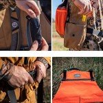 Tactical Orange Brown Upland Bird Hunting Vest