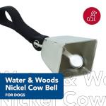Coastal Pet Nickel Cow Bell for Hunting Dogs