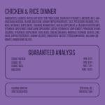 Real Chicken & Rice Wet Dog Food, 12 Cans