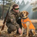 High-Visibility Reflective Dog Hunting Vest