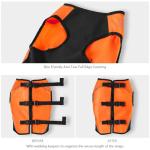 BASSDASH Blaze Orange Dog Safety Vest for Hunting