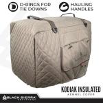 Insulated Dog Crate Cover for Travel and Camping