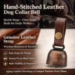 Dog Collar Bell Tracker with ID Tags (2 Sets)