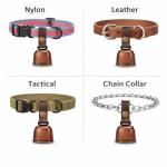 Dog Collar Bell Tracker with ID Tags (2 Sets)
