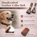 Dog Collar Bell Tracker with ID Tags (2 Sets)