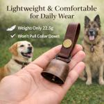 Dog Collar Bell Tracker with ID Tags (2 Sets)