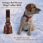 Dog Collar Bell Tracker with ID Tags (2 Sets)