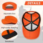 Blaze Orange Baseball Cap for Upland Bird Hunters