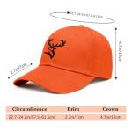 Blaze Orange Baseball Cap for Upland Bird Hunters