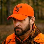 Blaze Orange Baseball Cap for Upland Bird Hunters