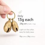 Copper Bells for Dog Collars - 4 Pack