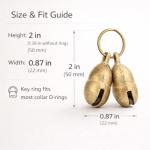 Copper Bells for Dog Collars - 4 Pack