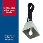 Coastal Pet Nickel Cow Bell for Dogs - Large