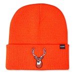 High-Visibility Blaze Orange Hunting Beanie Hat