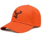 Blaze Orange Baseball Cap for Upland Bird Hunters