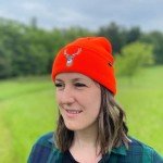 High-Visibility Blaze Orange Hunting Beanie Hat