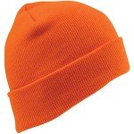 Blaze Orange Knit Cuff Cap for Upland Hunting