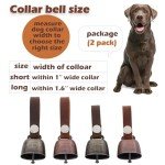 Dog Collar Bells - Safety Bell Accessories 2 Pack
