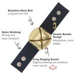 Extra Loud Dog Collar Bells - 2 Pack